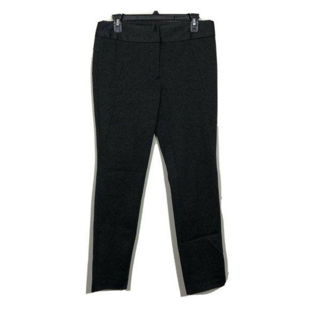 Victor Alfaro Women's Gray Heathered Ponte Knit Career Pants Size 8